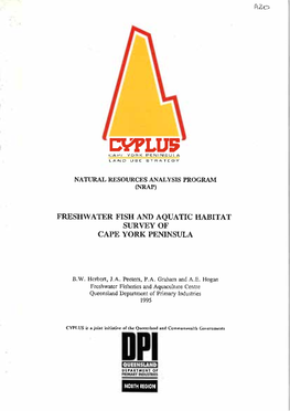 Freshwater Fish and Aquatic Habitat Survey of Cape York Peninsula