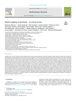 Digital Mapping of Peatlands