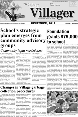 School's Strategic Plan Emerges from Community Advisory Groups