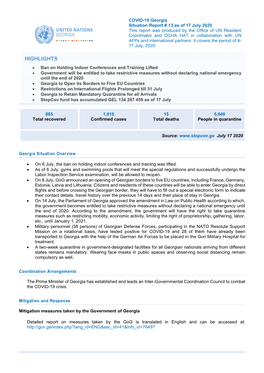 Situation Report # 13 As of 17 July 2020.Pdf