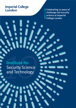 Institute for Security Science and Technology Preface