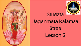 Srimata Lesson 1