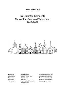 BELEIDSPLAN Protestantse Gemeente Nieuwolda/Oostwold