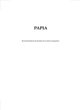 Revista Brasileira De Estudos Do Contato Linguístico Editores Gabriel Antunes De Araujo (Univ