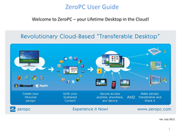 Zeropc User Guide