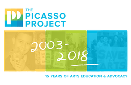 15 Years of Arts Education & Advocacy