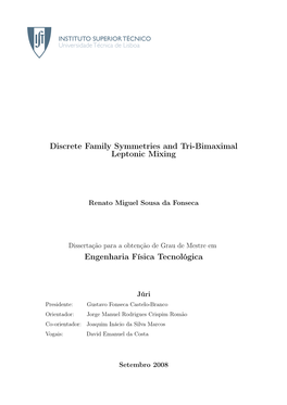 Discrete Family Symmetries and Tri-Bimaximal Leptonic Mixing
