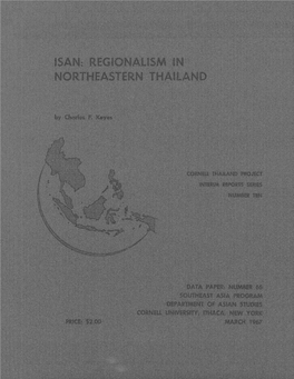 Isan: Regionalism in Northeastern Thailand