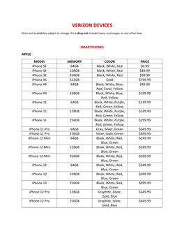 Verizon Devices.Pdf