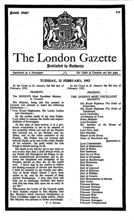 The London Gazette