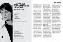 An Evening with Madeleine Peyroux