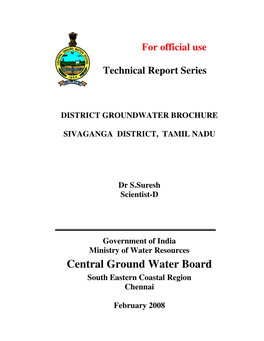 Sivaganga District, Tamil Nadu