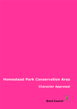 Homestead Park Conservation Area Appraisal