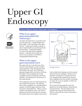 Upper GI Endoscopy (Procedure)