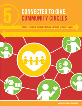 COMMUNITY CIRCLES Connectedtogive.Org FINDINGS from the NATIONAL STUDY of AMERICAN RELIGIOUS GIVING