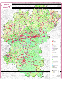 Regionaler Raumordnungsplan Westpfalz IV