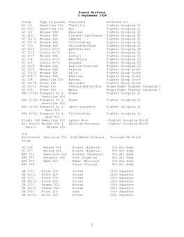 French Airforce, 3 September 1939