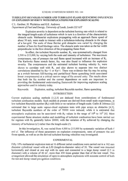 Turbulent Reynolds Number and Turbulent-Flame Quenching