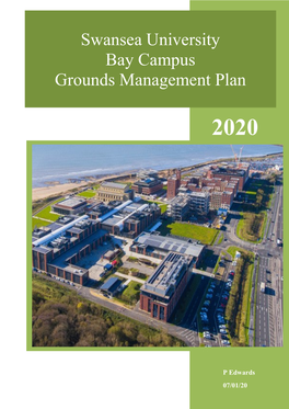 Swansea University Bay Campus Grounds Management Plan