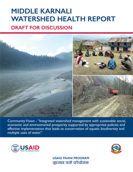 What Is a Watershed? MIDDLE KARNALI WATERSHED HEALTH REPORT