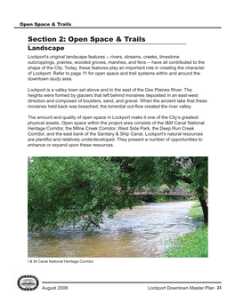 Section 2: Open Space & Trails