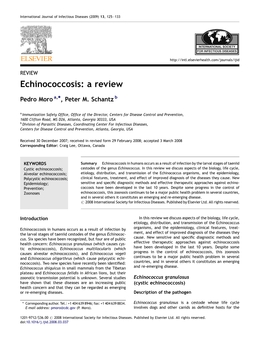 Echinococcosis: a Review