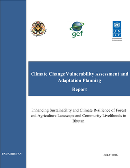 Climate Change Vulnerability Assessment and Adaptation Planningclimate Reportchange Vulnerability Assessment And