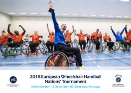 2018 European Wheelchair Handball Nations' Tournament