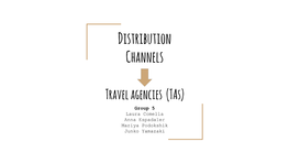 Distribution Channels