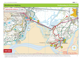 Weatherman Walking Porthmadog to Portmeirion