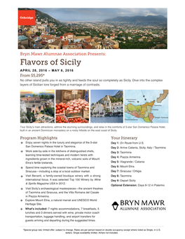 Bryn Mawr Sicily Flyer.Pdf