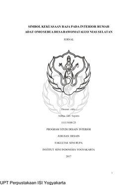 UPT Perpustakaan ISI Yogyakarta