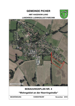 Gemeinde Picher Amt Hagenow-Land Landkreis Ludwigslust-Parchim