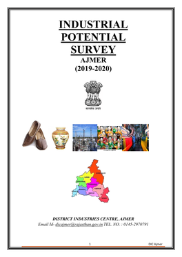 Industrial Potential Survey Ajmer (2019-2020)