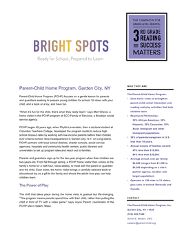 Parent-Child Home Program, Garden City, NY WHO THEY ARE