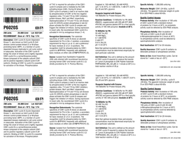 Datasheet for CDK1-Cyclin B