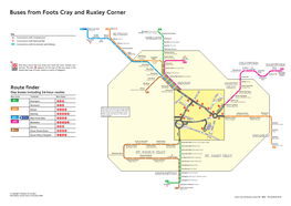 Buses from Foots Cray and Ruxley Corner