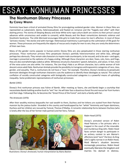 The Disney Nonhuman Princesses