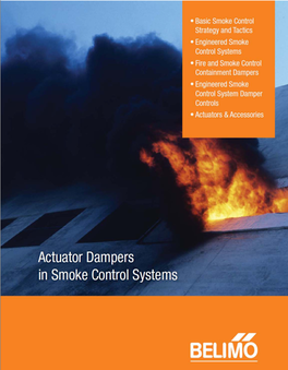Actuated Dampers in Smoke Control Systems