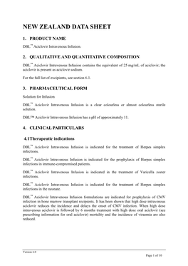 Data Sheet Template