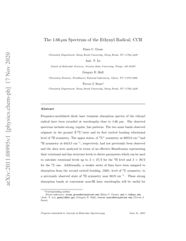 The 1.66M Spectrum of the Ethynyl Radical