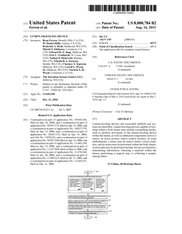 (12) United States Patent (10) Patent No.: US 8,000,784 B2 Ferren Et Al