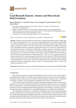 Lead-Bismuth Eutectic: Atomic and Micro-Scale Melt Evolution