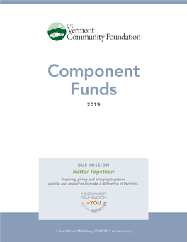 2019 Component Funds List