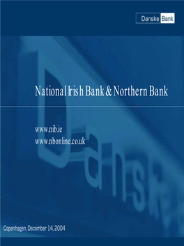 National Irish Bank & Northern Bank