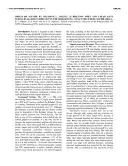 Origin of Suevite by Mechanical Mixing of Friction Melt and Cataclasite During Peak Ring Formation in the Morokweng Impact Structure, South Africa