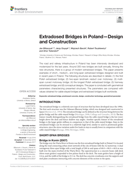 Extradosed Bridges in Poland—Design and Construction