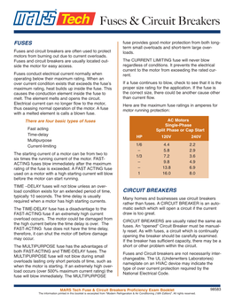 Fuses & Circuit Breakers