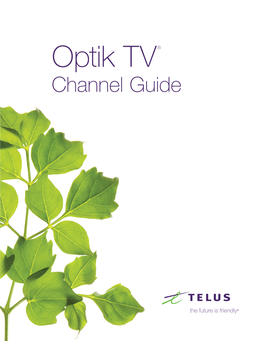 Optik TV Channel Listing Guide 2018