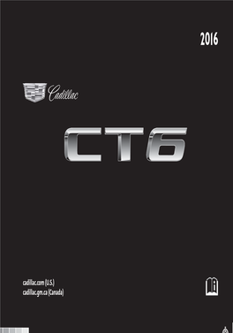 2016 Cadillac CT6 Owner's Manual